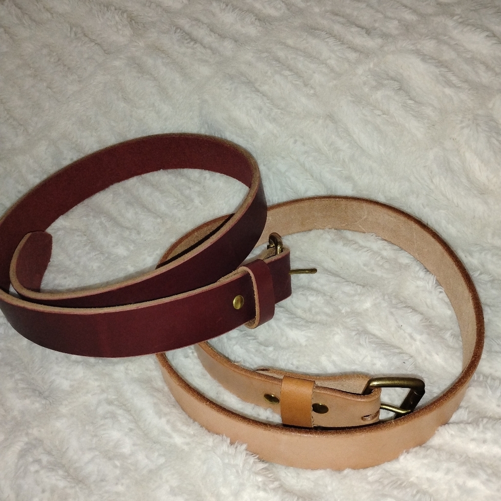 Genuine cowhide leather belts